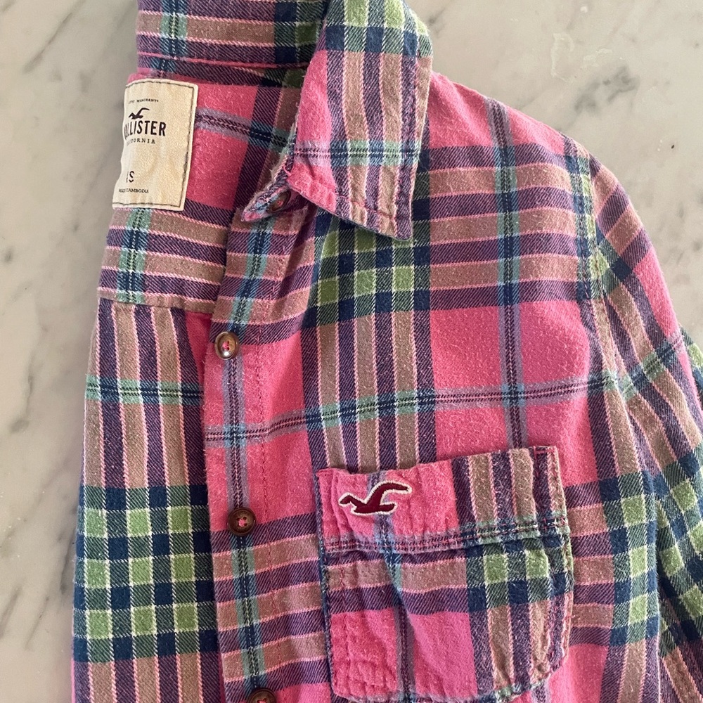 Hollister womens button up / flannel